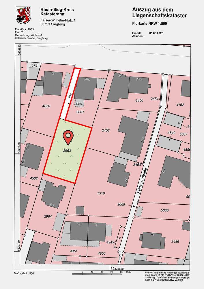 Grundstück zu verkaufen in Siegburg 359.000 € 585 m²