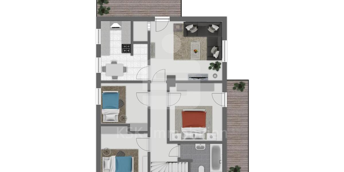 Ruhig gelegenes Einfamilienhaus mit großzügigem Garten. 6 zimmer