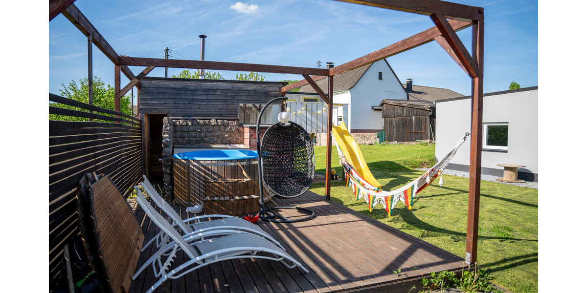 Moderne Erdgeschosswohnung mit Sauna & Garten 3 zimmer
