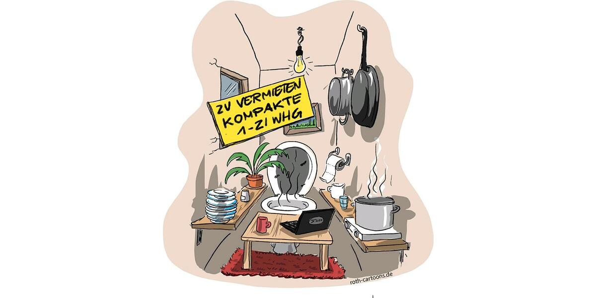 Dachgeschoßwohnung Bonn Beuel-Mitte - 2 Zimmer, 55 m&sup2;, 100&euro; | Angebot:24707980