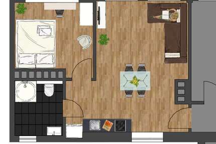 Zimmer Köln Neustadt/Nord - 1 Zimmer, 1.695&euro; | Angebot:27692120