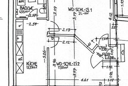 Wohnung Bonn - 2 Zimmer, 59 m&sup2;, 990&euro; | Angebot:25861369