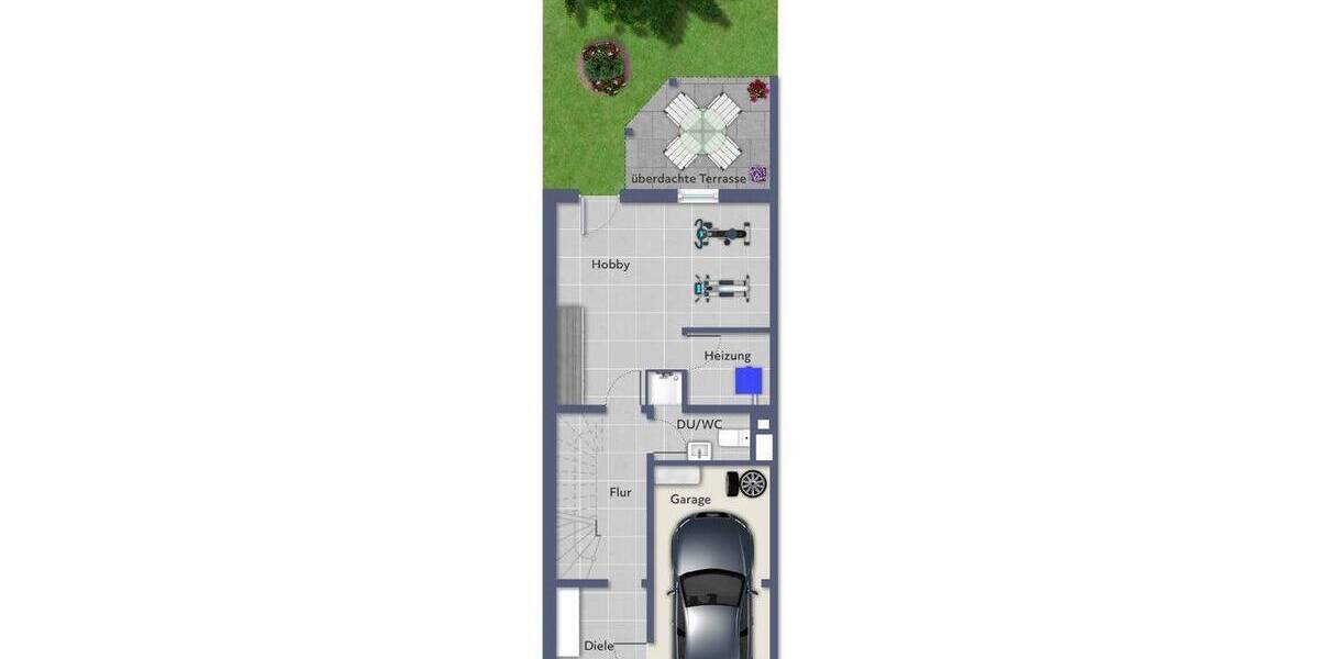Reihenmittelhaus Bergisch Gladbach Refrath - 4 Zimmer, 124 m&sup2;, 495.000&euro; | Angebot:26503012