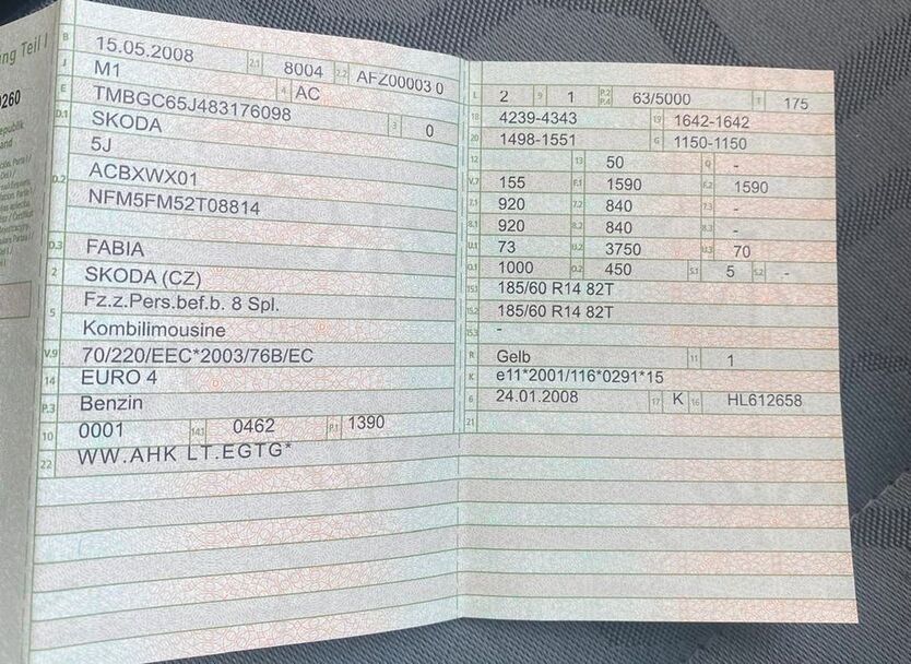 Skoda Fabia 148.500 km 2.500 € Bonn 53115