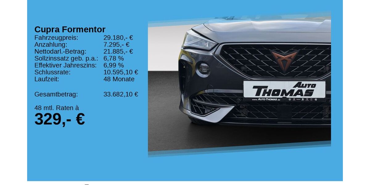 Cupra Formentor 40.113 km 28.280 &euro; Hennef 53773