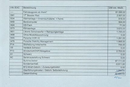 Porsche Boxster 286.000 km 7.000 &euro; Hennef 53773