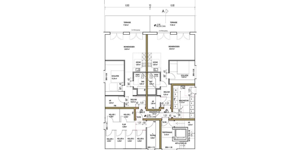 Helle moderne Wohnung mit Terrasse und Garten mit Blick ins Grüne 2 zimmer