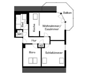 Wohnen mit Blick auf den Drachenfels: 3-Zimmer-Wohnung in attraktiver Lage von Bad Honnef - Dachgeschoßwohnung Bad Honnef - Rhöndorf Rhöndorf | Angebot:25908736