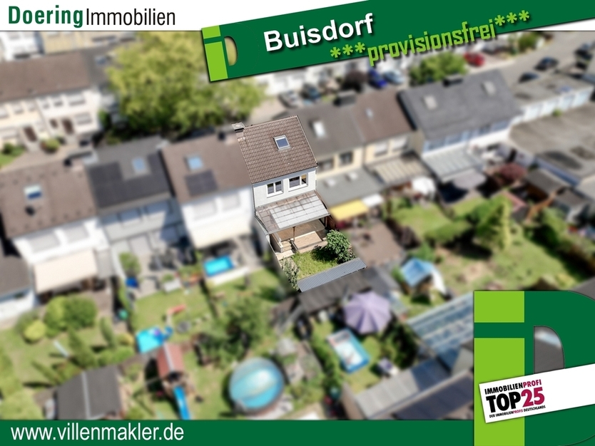 Sofort bezugsfrei: Top gepflegtes Reihenmittelhaus mit ca. 84 m² Wohnfläche + ausgebautem DG