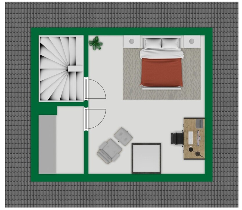 Sofort bezugsfrei: Top gepflegtes Reihenmittelhaus mit ca. 84 m² Wohnfläche + ausgebautem DG