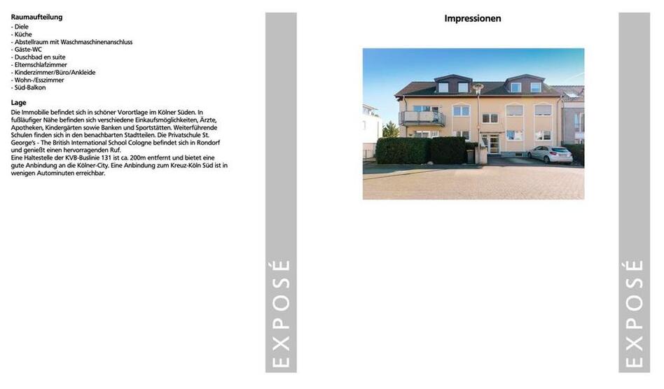 Exklusive Wohnung 3 Zimmer 100m2 zu verkauf ohne Makler