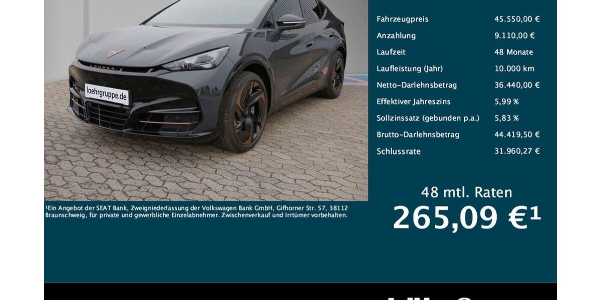Cupra Tavascan 9.990 km 45.550 &euro; Meckenheim / Bonn 53340