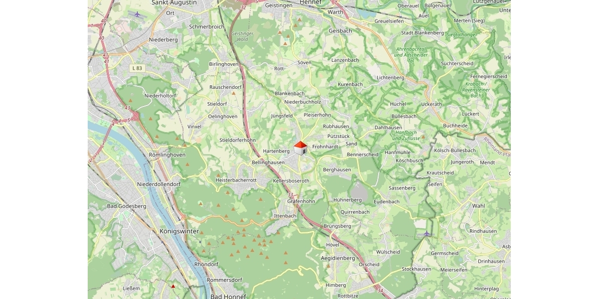 Attraktives Ladenlokal in zentraler Lage von Oberpleis - Gewerbeobjekt Königswinter Oberpleis | Angebot:25646656