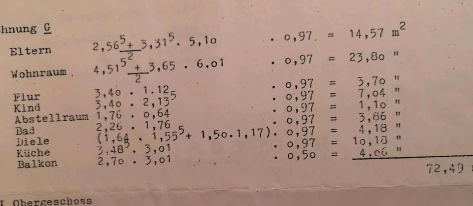 Etagenwohnung Bonn Beuel-Mitte - 3 Zimmer, 73 m&sup2;, 1.050&euro; | Angebot:25831647