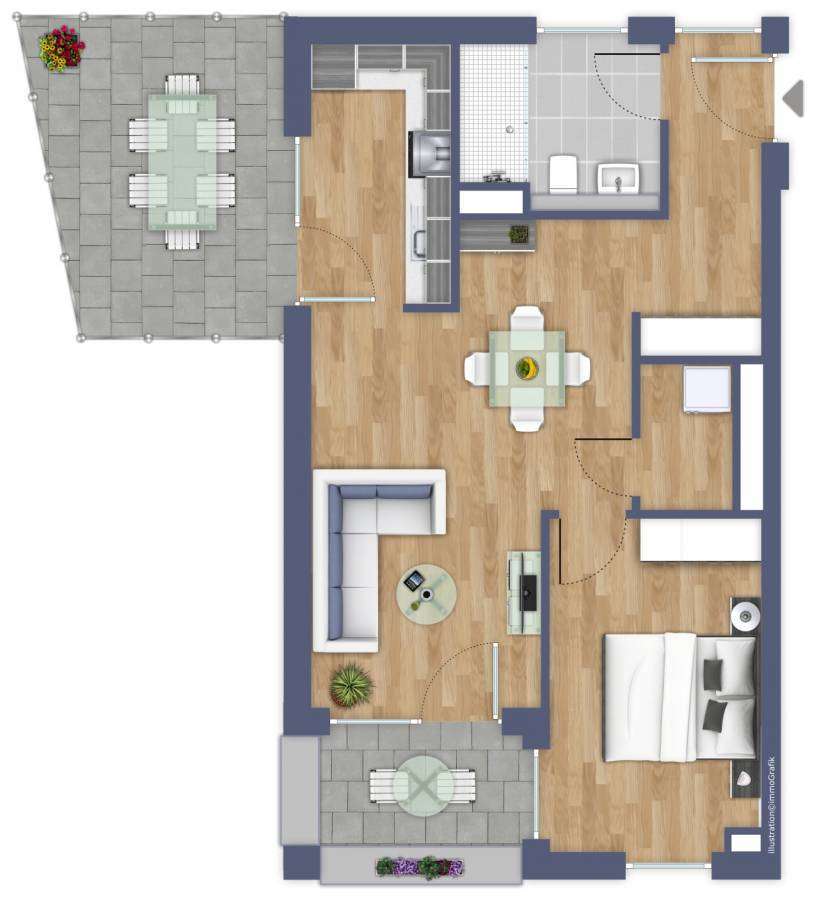 Wohnung zum Mieten in Erftstadt 950 € 62.64 m²