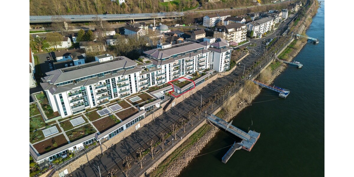 Wohnung mit Panoramablick auf den Rhein - Erdgeschoßwohnung Königswinter Altstadt - City | Angebot:24427721