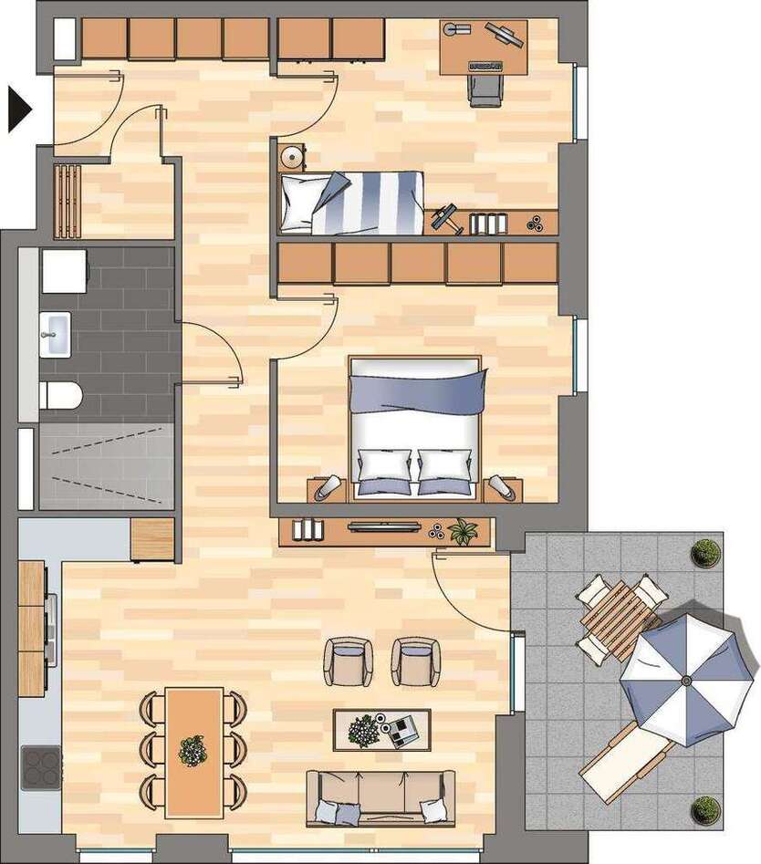 Wohnung zum Mieten in Bonn 1.323,11 € 77.83 m²