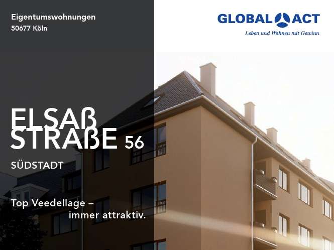 Wohnung zum Kaufen in Köln 255.000 € 37.05 m²