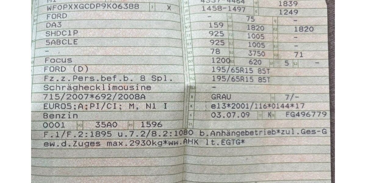 Ford Focus 42.000 km 6.300 &euro; Köln 50733