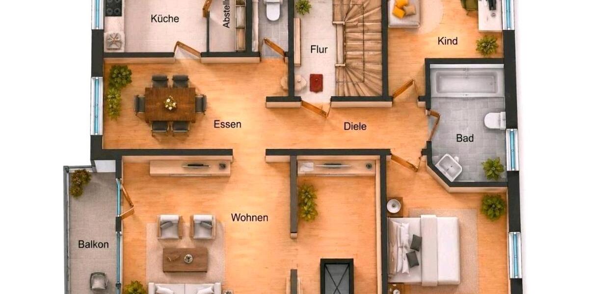 Dachgeschoßwohnung Ruppichteroth - 3.5 Zimmer, 106 m&sup2;, 264.000&euro; | Angebot:26545172