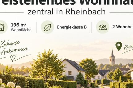 Haus Rheinbach - 8 Zimmer, 196 m&sup2;, 749.000&euro; | Angebot:27457319