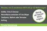 Neubau von 2 modernen Mehrfamilienhäusern mit Blick ins Grüne zimmer
