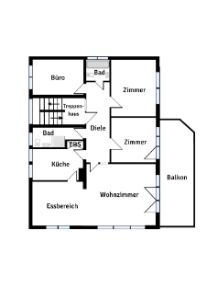 4 Zimmer mit Balkon und Garage - Für ein- bis Zweipersonen in Troisdorf - 4- Troisdorf | Angebot:27447295