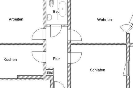 Wohnung Bonn Nordstadt - 3 Zimmer, 80 m&sup2;, 805&euro; | Angebot:26905127