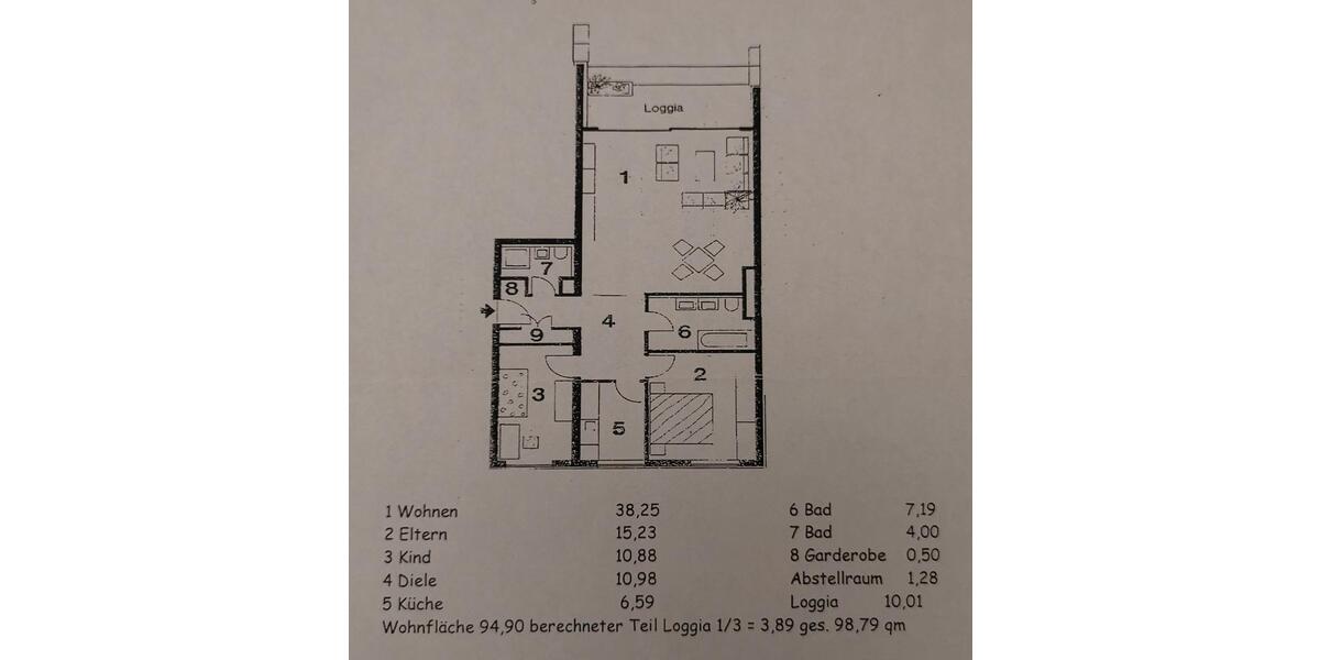 Etagenwohnung Köln Lindenthal - 3 Zimmer, 99 m&sup2;, 335.000&euro; | Angebot:27134345