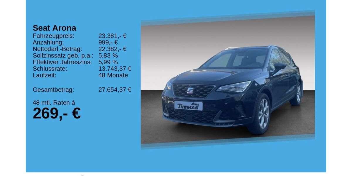 Seat Arona 18.570 km 21.990 &euro; Bonn 53227
