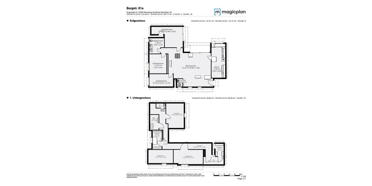 Reihenhaus Wesseling - 4 Zimmer, 150 m&sup2;, 1.700&euro; | Angebot:24829519