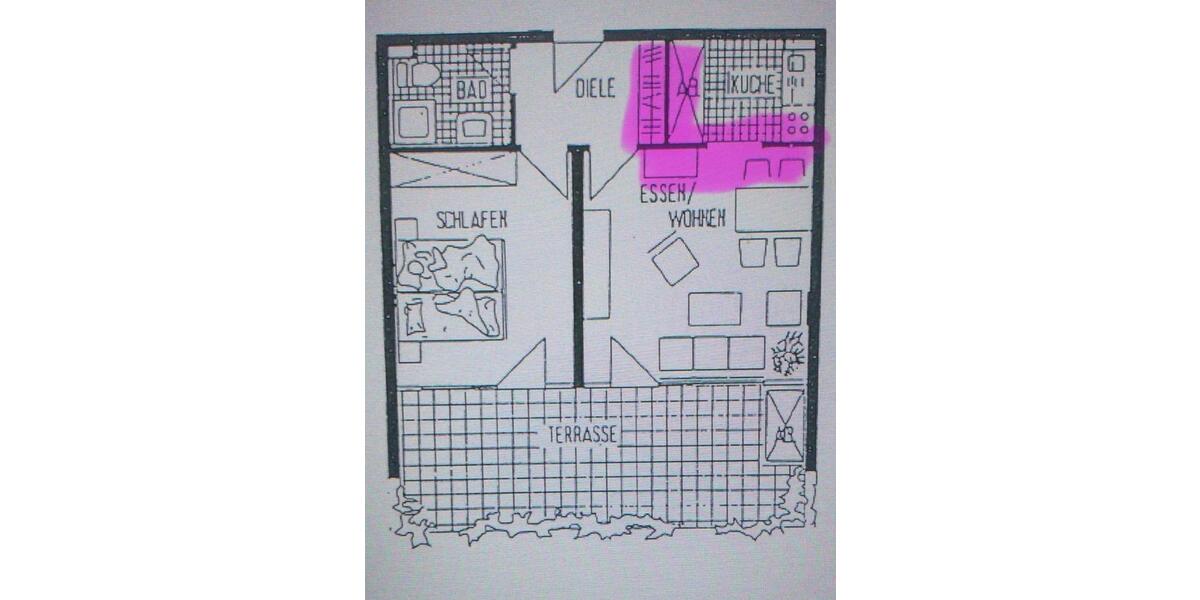 Etagenwohnung Troisdorf Bergheim - 2 Zimmer, 57 m&sup2;, 1.090&euro; | Angebot:26461513