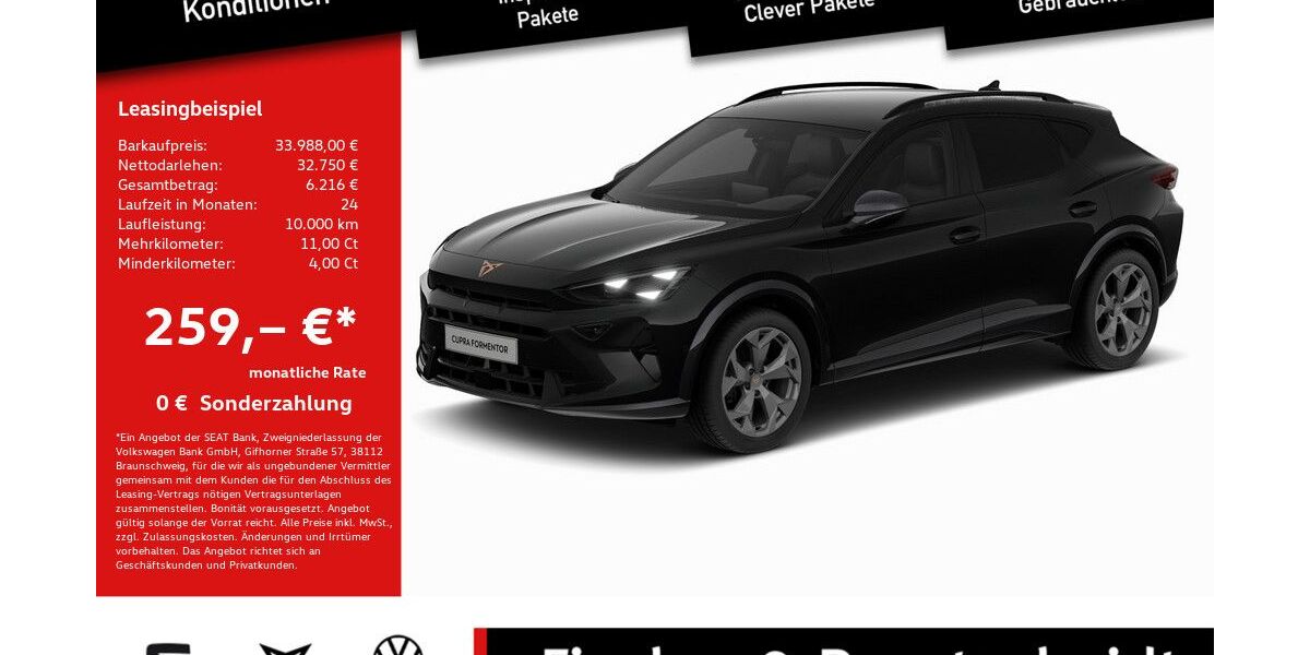 Cupra Formentor 21.110 km 33.988 &euro; Lohmar 53797