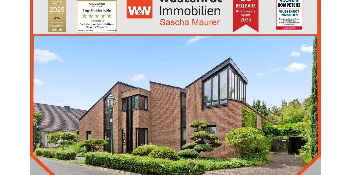 Top Lage in Bonn-Röttgen: Hochwertiges, flexibel nutzbares Architektenhaus mit Einliegerwohnung und Traumgarten. - Einfamilienhaus Bonn / Röttgen Röttgen | Angebot:24813522