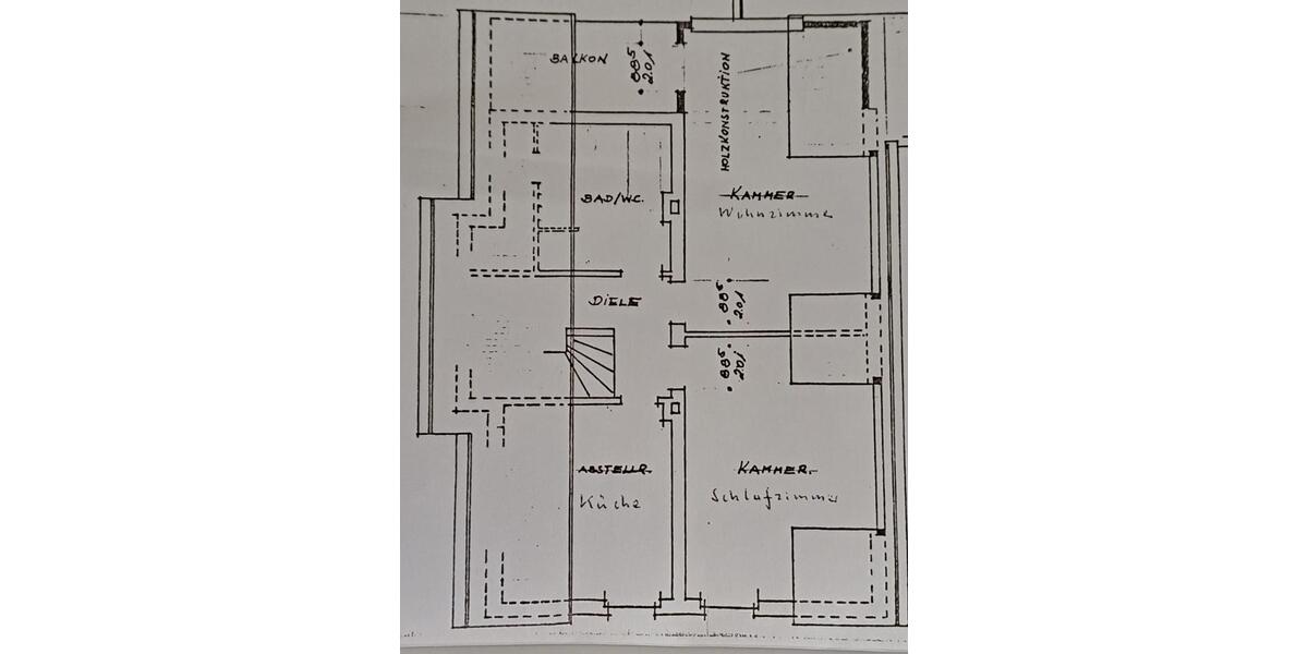 Dachgeschoßwohnung Troisdorf - 2 Zimmer, 71 m&sup2;, 680&euro; | Angebot:26461490