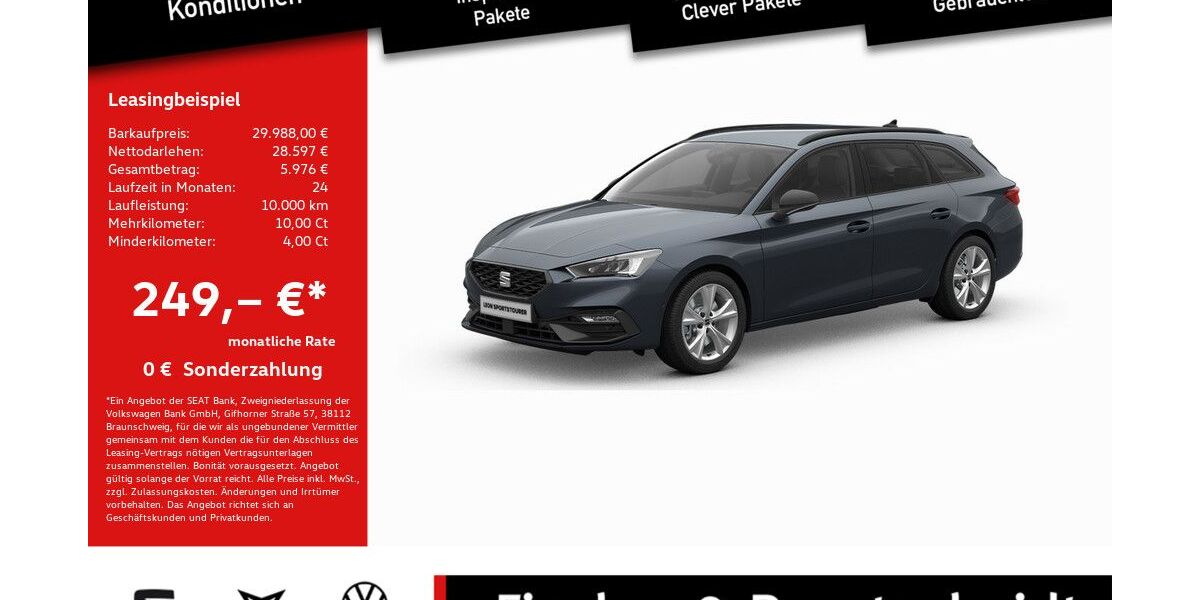 Seat Leon 18.917 km 29.980 &euro; Lohmar 53797