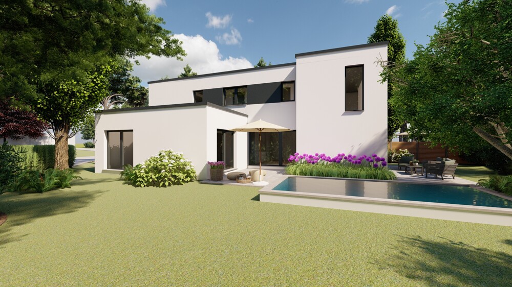 Stilvolle Bauhaus-Villa in exklusiver Waldrandlage von Bensberg - Villa Bergisch Gladbach / Bensberg Bensberg | Angebot:27179703