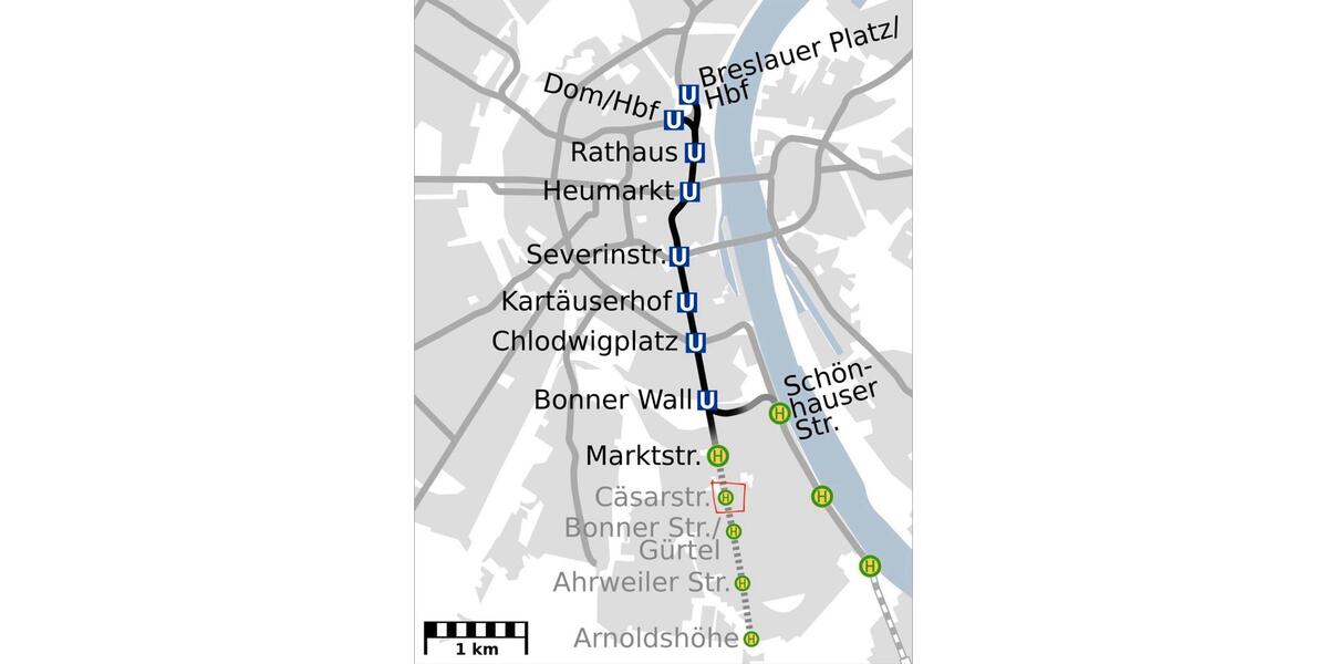 Etagenwohnung Köln Rodenkirchen - 3 Zimmer, 75 m&sup2;, 517.500&euro; | Angebot:27629355