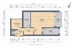 Etagenwohnung Bonn Duisdorf - 2 Zimmer, 49 m&sup2;, 171.500&euro; | Angebot:26926618