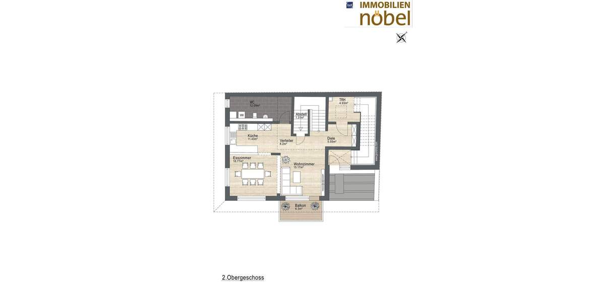 Etagenwohnung Troisdorf Sieglar - 2 Zimmer, 72 m&sup2;, 1.260&euro; | Angebot:24673797