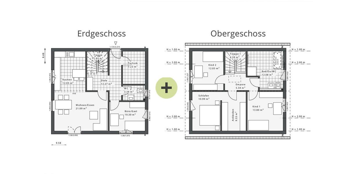 Einfamilienhaus Köln Mülheim - 5 Zimmer, 136 m&sup2;, 2.331&euro; | Angebot:24757150
