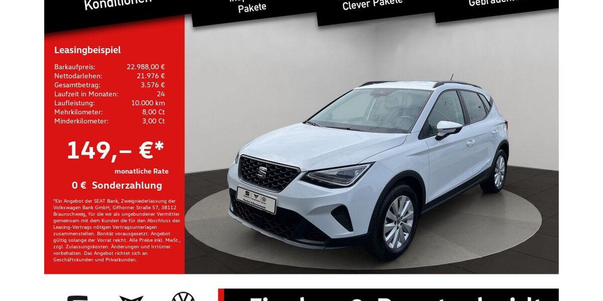 Seat Arona 25.278 km 22.988 &euro; Lohmar 53797