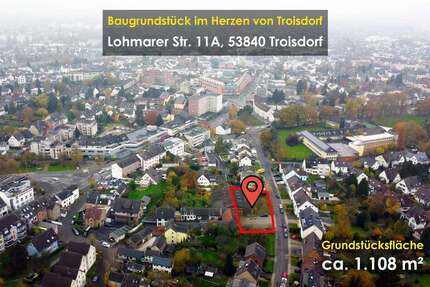 Grundstück zu verkaufen in Troisdorf-Mitte 1.100.000 € 1108 m² zimmer