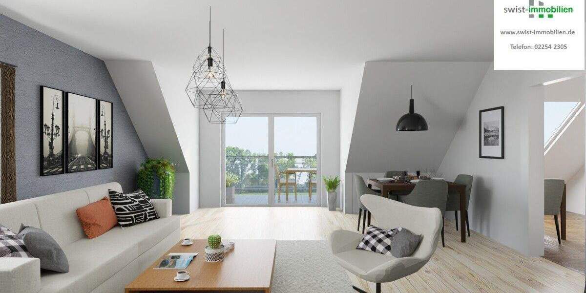 Etagenwohnung Swisttal Heimerzheim - 3 Zimmer, 67 m&sup2;, 197.000&euro; | Angebot:24698452