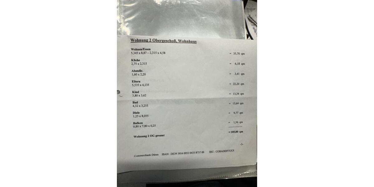 Etagenwohnung Euskirchen Dom-Esch - 3 Zimmer, 105 m&sup2;, 1.310&euro; | Angebot:25756635