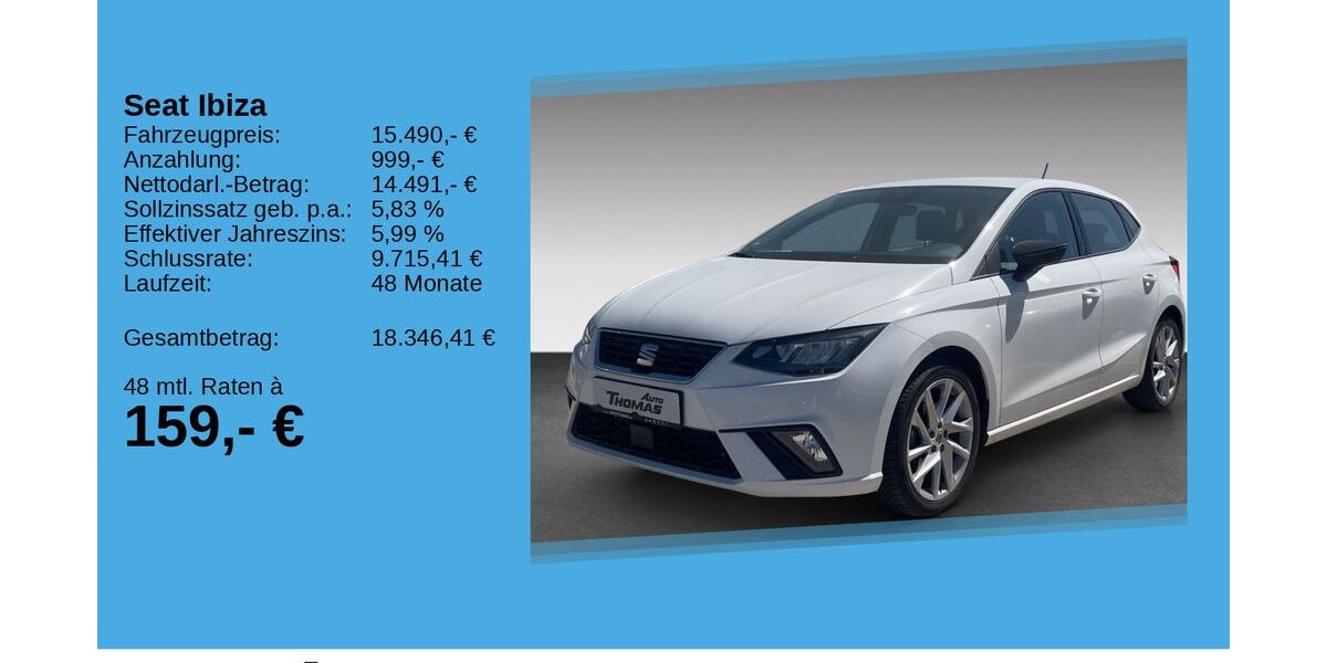 Seat Ibiza 32.750 km 15.490 &euro; Bonn 53227