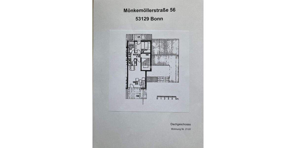 Etagenwohnung Bonn Dottendorf - 2 Zimmer, 63 m&sup2;, 245.000&euro; | Angebot:26541159