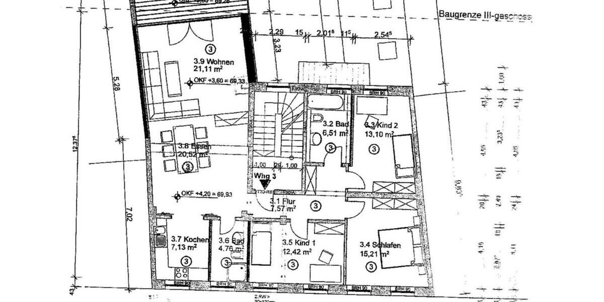 Etagenwohnung Bonn Friesdorf - 4 Zimmer, 113 m&sup2;, 498.500&euro; | Angebot:24840864