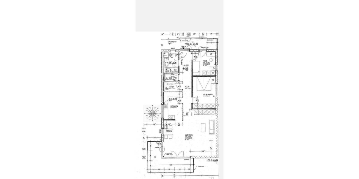 Etagenwohnung Rösrath Hoffnungsthal - 3 Zimmer, 107 m&sup2;, 1.235&euro; | Angebot:24690121