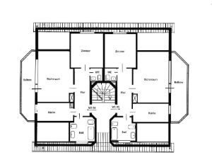 Sechs-Familienhaus mit Tiefgarage in Bonn-Beuel 16 zimmer